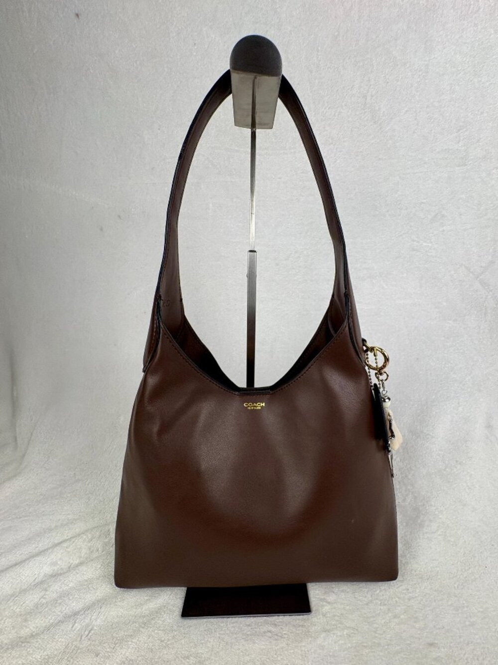 Coach Brooklyn 28 Shoulder Bag in Maple with Charm